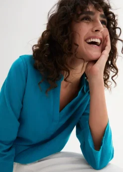 Leinen-Bluse, 3/4-Arm