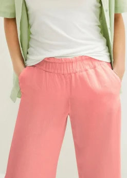 Leinen-Culotte, wadenlang