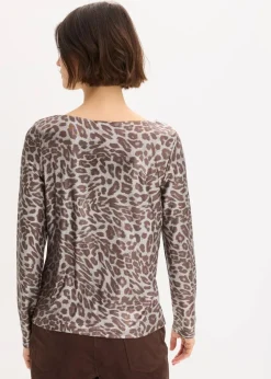 Leo-Shirt mit Glanzdruck