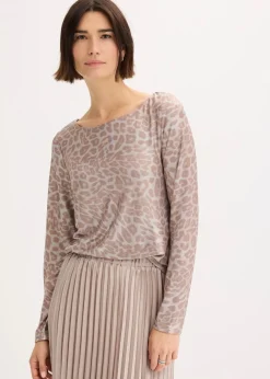 Leo-Shirt mit Glanzdruck