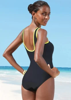 Light Shape Badeanzug mit Reißverschluss