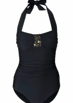 Light Shape Badeanzug mit Glitzersteinchen