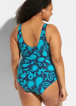 Light Shape-Badeanzug in Wickeloptik