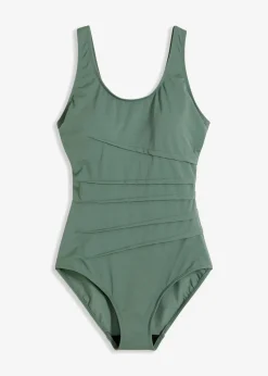 Light Shape-Badeanzug mit Zierfalten