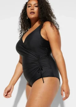 Light Shape-Badeanzug mit Raffung