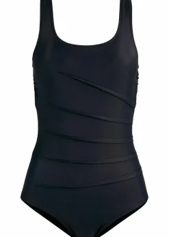 Light Shape-Badeanzug mit Zierfalten