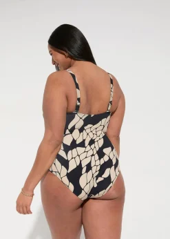 Light Shape-Badeanzug mit V-Ausschnitt