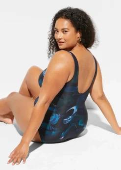 Light Shape-Badeanzug mit Raffung