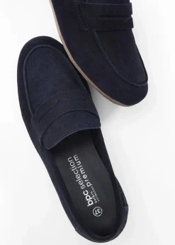 Loafer aus Veloursleder