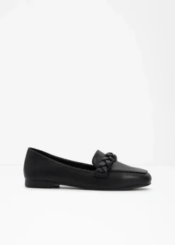 Loafer mit Flechtdetails
