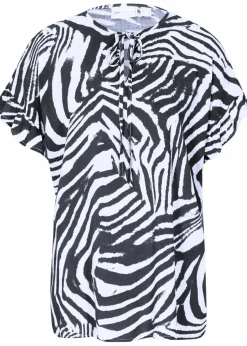 Lockere Tunika aus Viskose