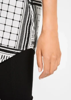 Long- Tunika aus reiner Baumwolle