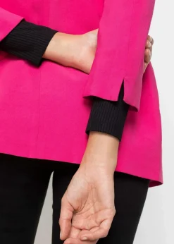 Longblazer aus Viskose-Mix