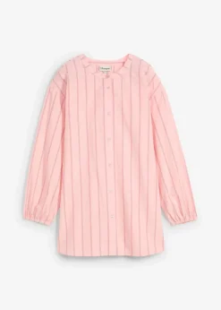 Longbluse aus Baumwollpopeline