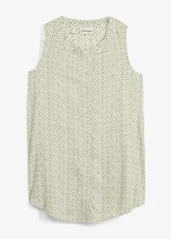 Longbluse aus softer Viskose