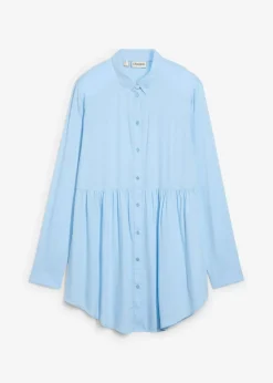 Longbluse aus Viskose