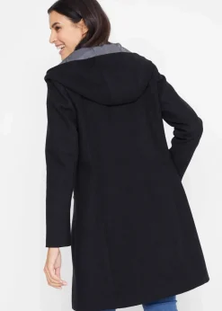 Longjacke mit schrägem Reißverschluss