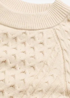 Longpullover aus fließendem Viskose-Mix