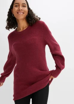 Longpullover mit Knöpfen