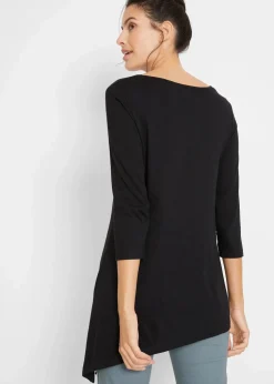 Longshirt aus Baumwoll-Viskose-Mix