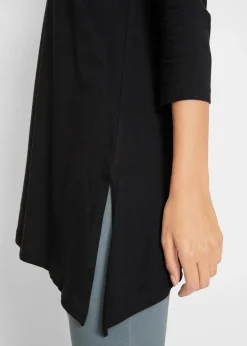 Longshirt aus Baumwoll-Viskose-Mix