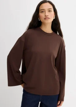 Longshirt aus fließender Qualität