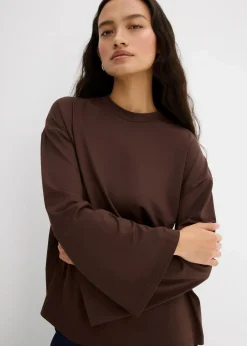 Longshirt aus fließender Qualität