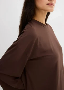 Longshirt aus fließender Qualität