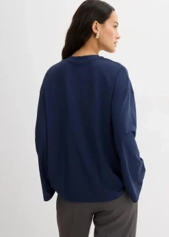 Longshirt aus fließender Qualität