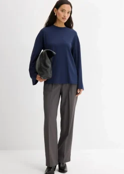 Longshirt aus fließender Qualität