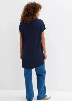 Longshirt aus reiner Baumwolle