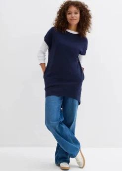 Longshirt aus reiner Baumwolle