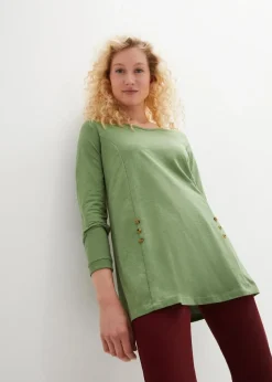 Longshirt aus reiner Baumwolle