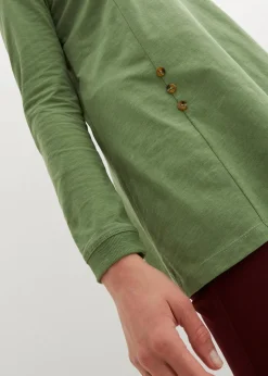 Longshirt aus reiner Baumwolle