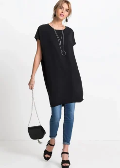 Longshirt aus reiner Baumwolle