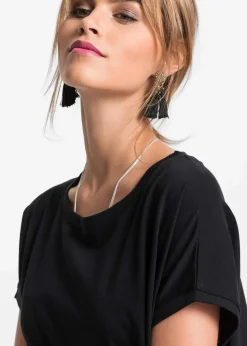 Longshirt aus reiner Baumwolle