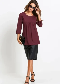 Longshirt aus reiner Baumwolle