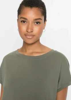 Longshirt aus reiner Baumwolle