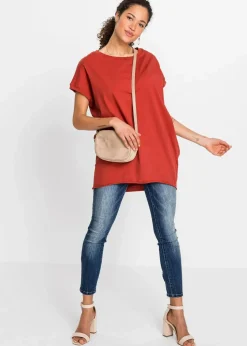 Longshirt aus reiner Baumwolle