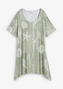 Longshirt aus softem Viskose-Mix