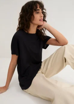 Longshirt aus softer Viskose