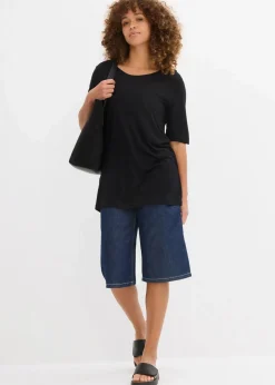 Longshirt aus softer Viskose