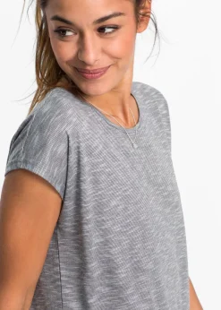 Longshirt aus Viskose-Mischung