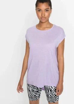 Longshirt aus Viskose-Mischung