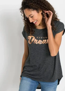 Longshirt aus Viskose-Mix