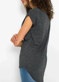 Longshirt aus Viskose-Mix