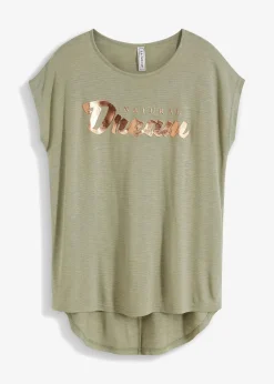 Longshirt aus Viskose-Mix