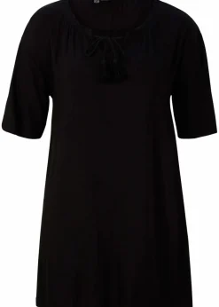 Longshirt aus Viskose-Mix