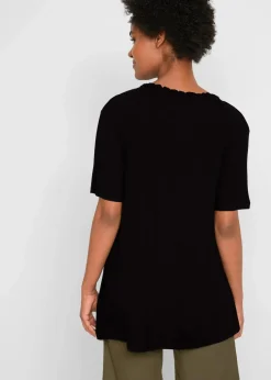 Longshirt aus Viskose-Mix