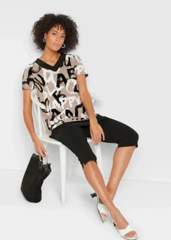 Long-Shirt mit Kurzarm